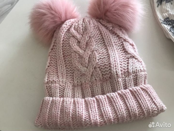 Шапки детские разные. С ушками, картинками и без