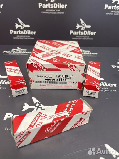 Свечи зажигания комплект 9091901289 Toyota