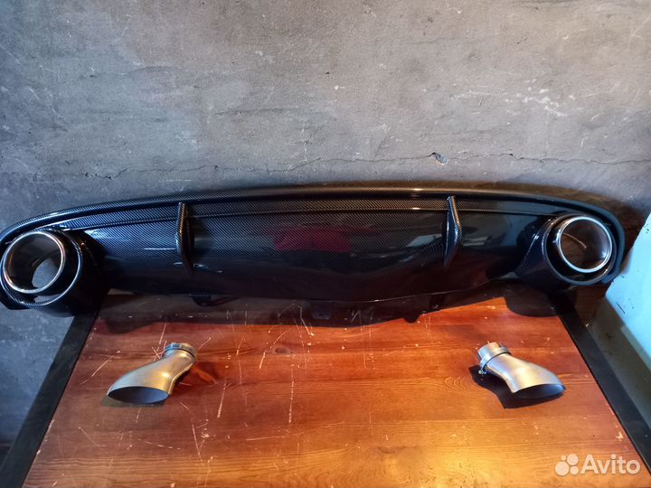 Ауди. А7 Тюнинг, обвес, дифузор в задний бампер