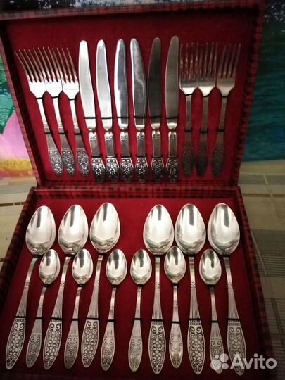 Мельхиоровый набор с посеребрением/ссср