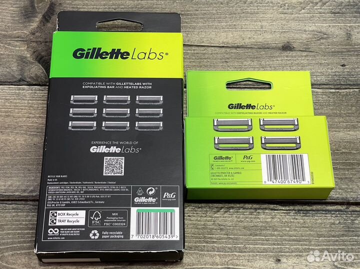 Лезвия Gillette Labs из США