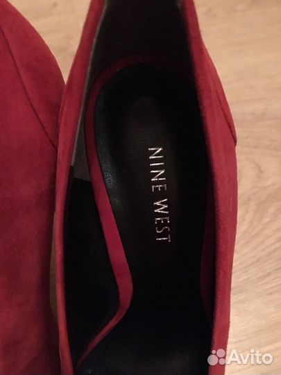 Туфли замшевые