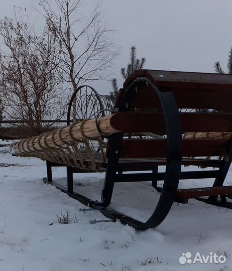 Сани конные, для лошади, розвальни