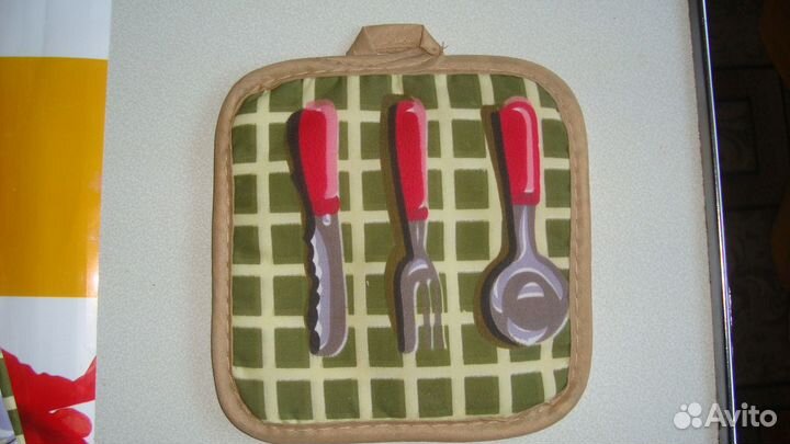Новый набор: фартук, прихватка, кухонная рукавица