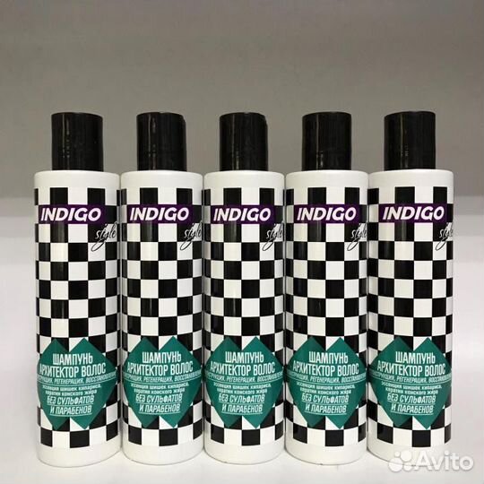 Шампунь и бальзам для волос indigo style 1 литр