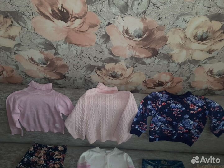 Вещи пакетом на девочку 104р