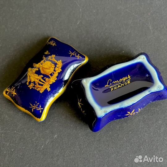 Шкатулка фарфоровая, Лимож
