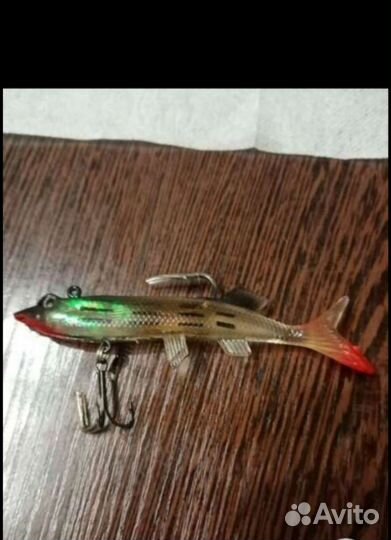 Виброхвосты Tai Xing оснащённые - 5шт