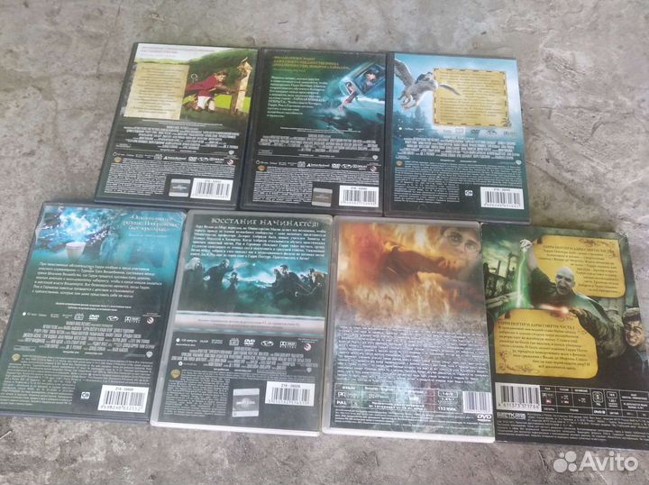 Фильмы на dvd дисках Гарри Поттер