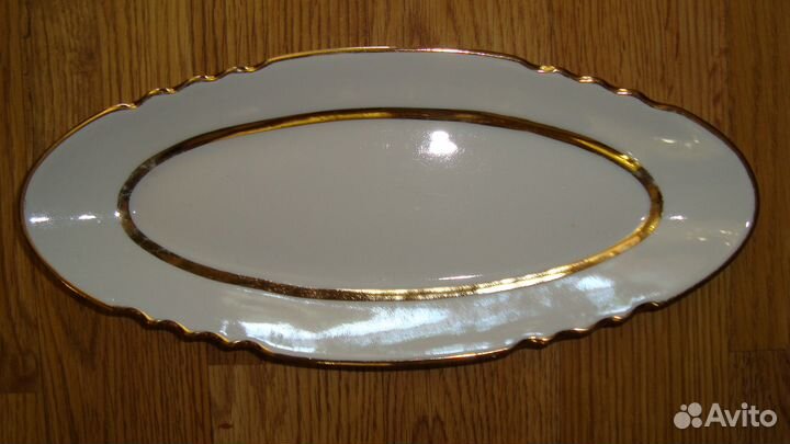 Блюдо селедочница. Длина 25 см. Дулево. 3 шт