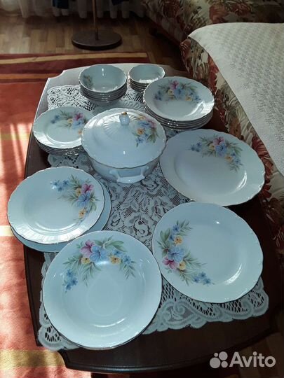 Столовый сервиз чехословакия