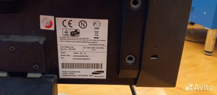 Монитор Samsung syncmaster 940n