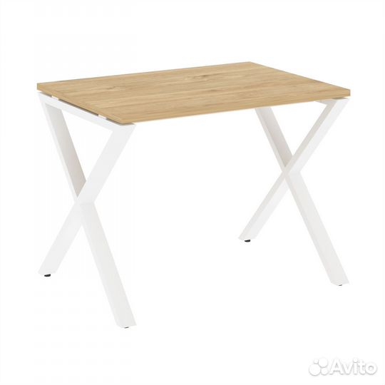 Стол компьютерный на X-образных опорах Loft