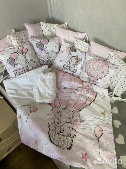 Бортики в детскую кроватку