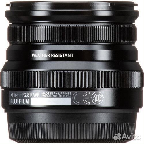 Объектив Fujifilm XF 16mm f/2.8 R WR X-Mount Black