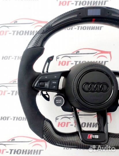 Руль audi RS карбон с дисплеем