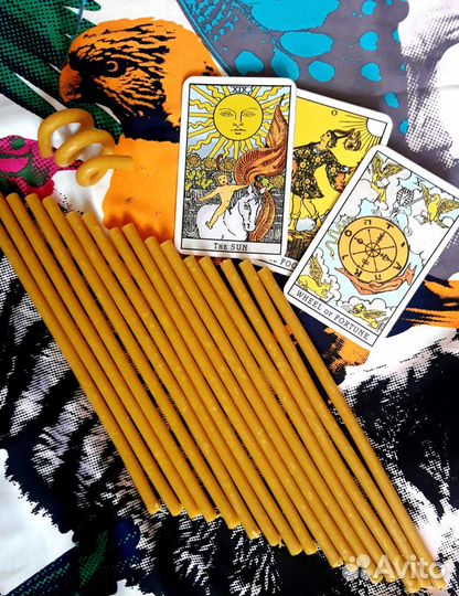 Свечи восковые цветные