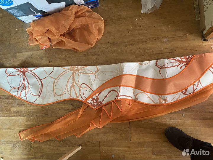 Шторы и тюль бу