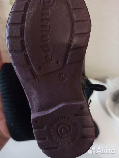 Сапожки для девочки 22 размер