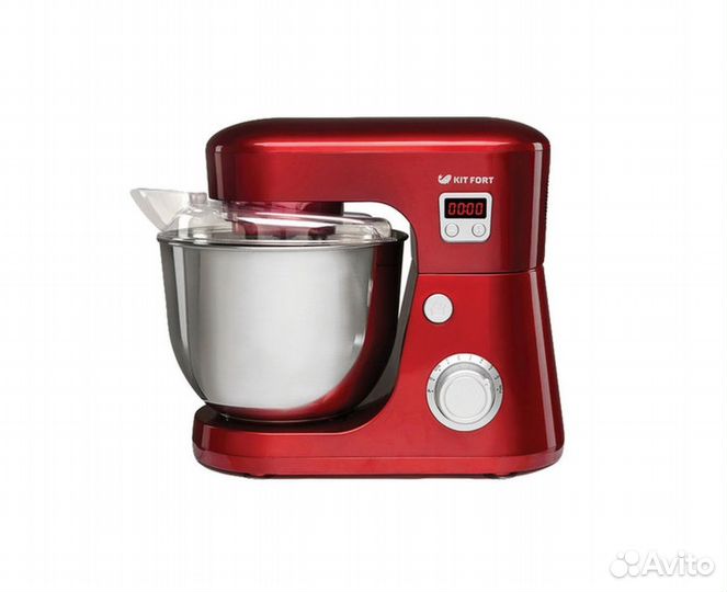 Миксер планетарный Kitfort KT-1308 красный Новый