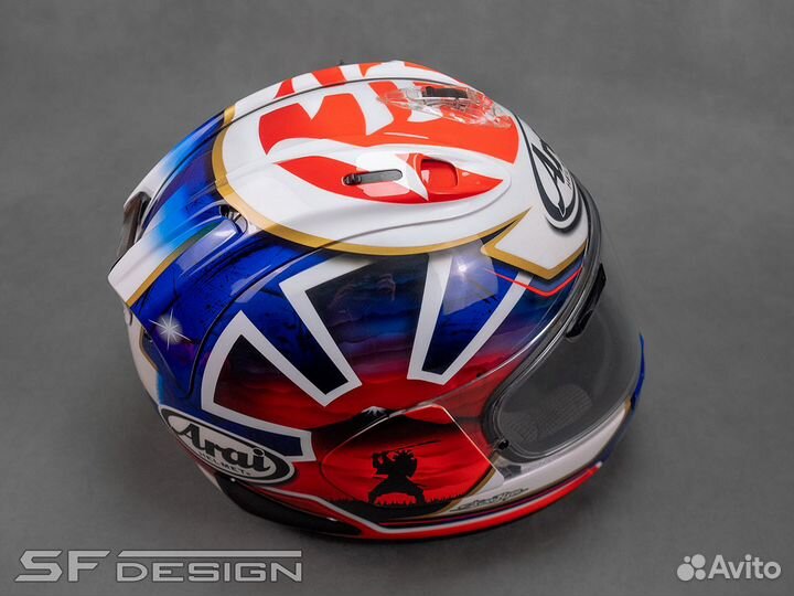 Аэрография для Шлема Red Dawn Little Samurai