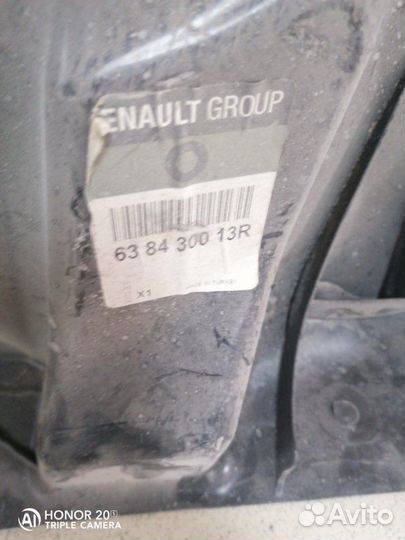 Подкрылок задняя часть передний левый Renault