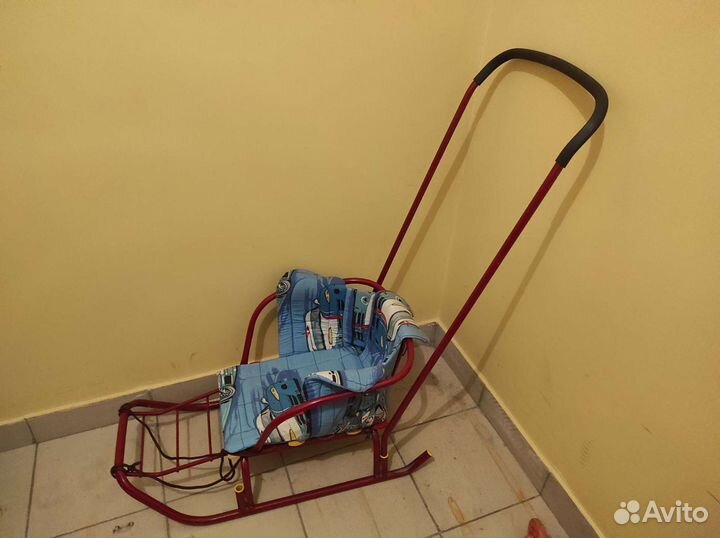 Детские зимние санки