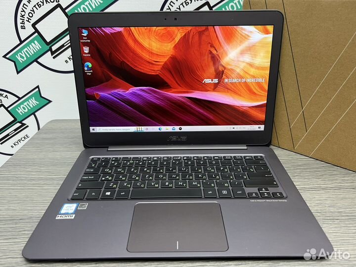 Asus ZenBook железный ультрабук Core i3 SSD FullHD