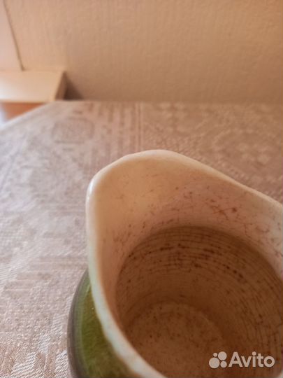 Сливочник керамический, советский, ретро