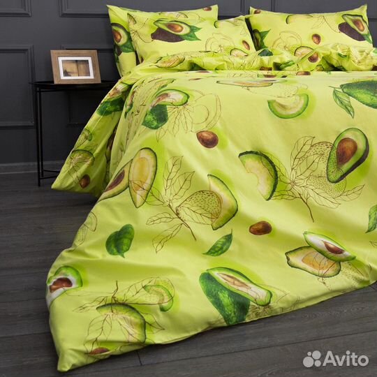 Постельное белье перкаль Спелый авокадо
