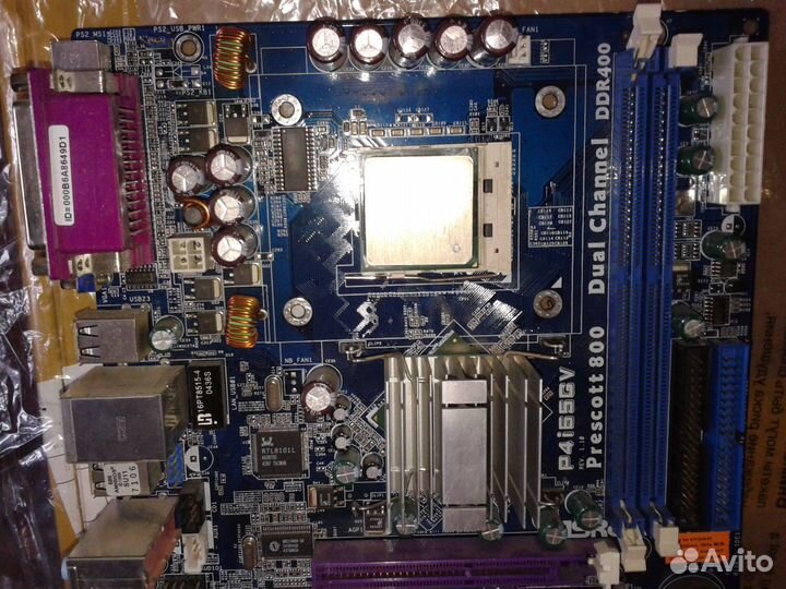 Материнская плата с процессором asrock P4i65GV