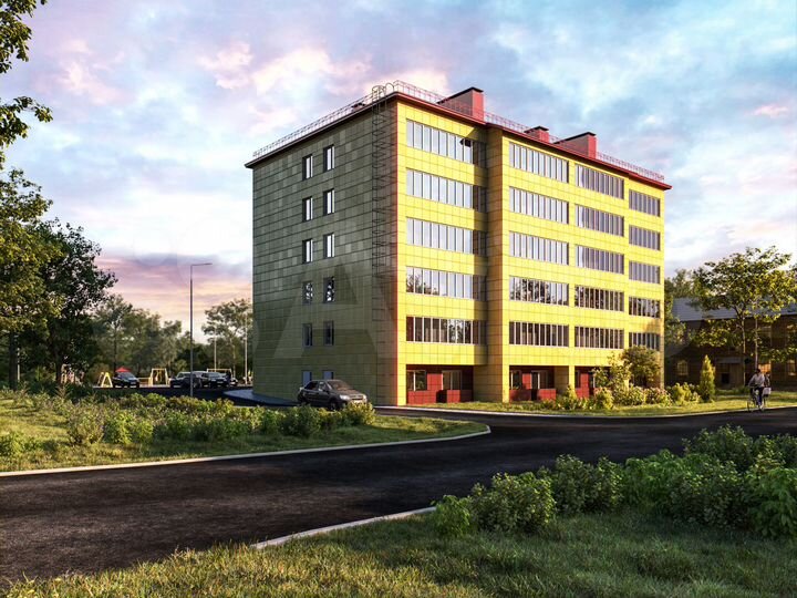 1-к. квартира, 37,1 м², 1/5 эт.
