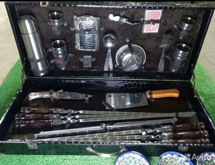 Шампуры- Подарочный набор для мужчuн