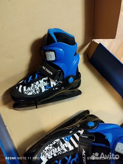 Коньки детские раздвижные