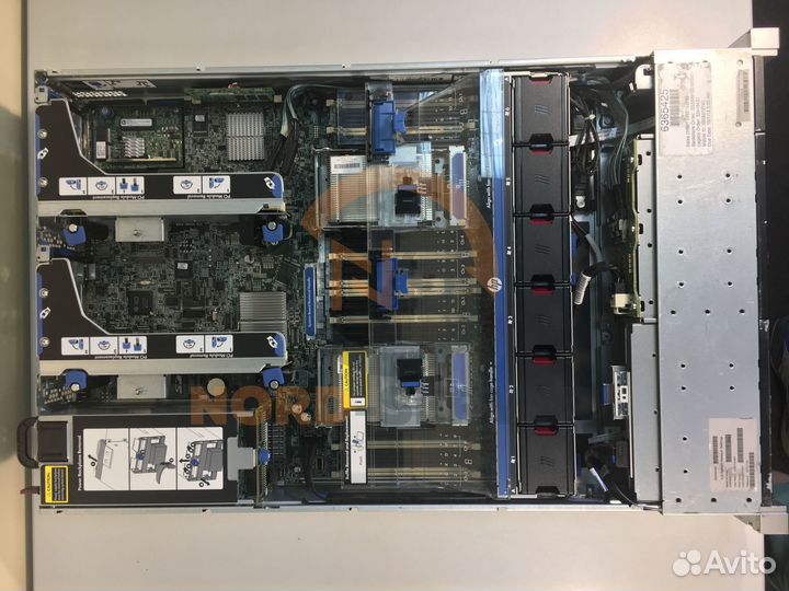 Сервер HP DL380p Gen8 8SFF 2x E5-2660 v2 96GB