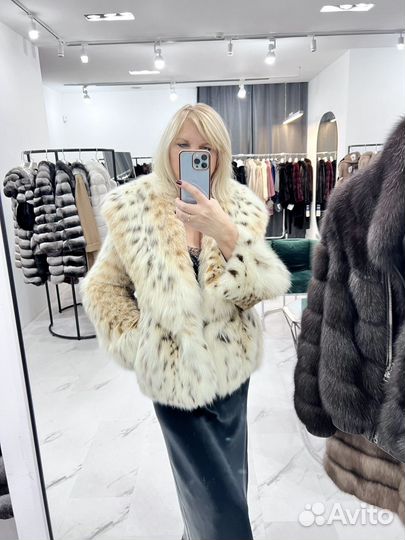 Шуба из рыси