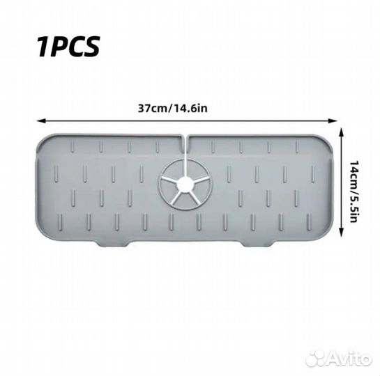 Силиконовый коврик для раковины