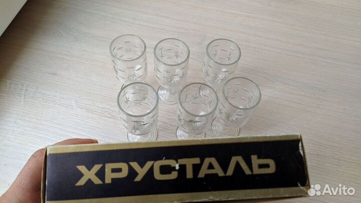 Набор рюмок Хрусталь