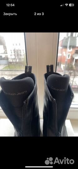 Calvin klein ботинки