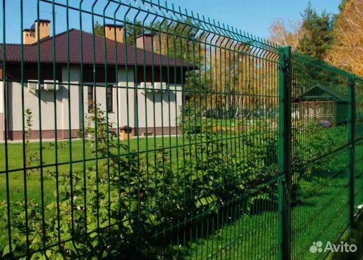 Забор из 3D сетки 40 метров