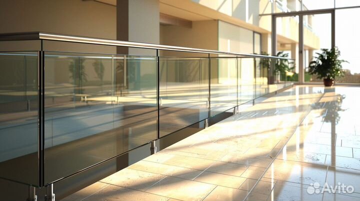 Стеклянные ограждения триплекс