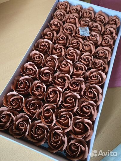 Мыльные розы 50 шт