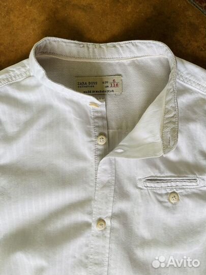 Брюки 110,рубашка 116 zara, школьное