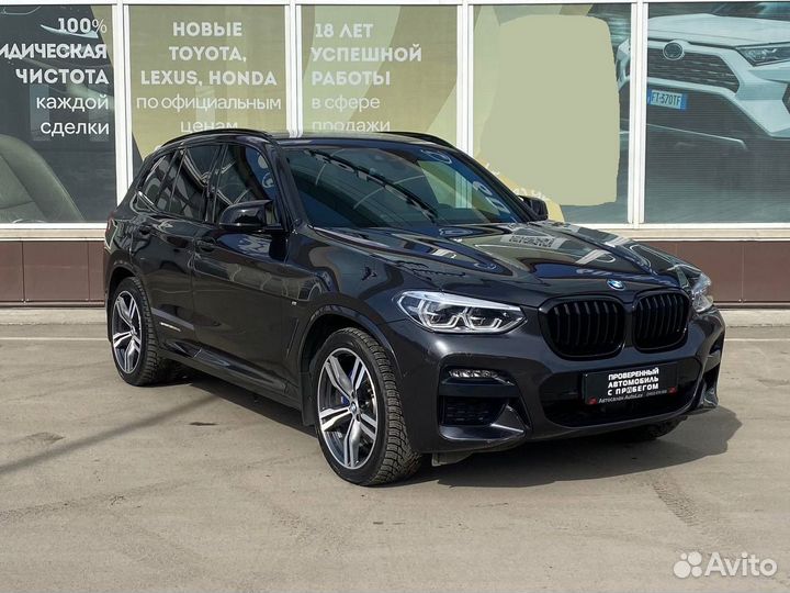 BMW X3 3.0 AT, 2021, 55 200 км