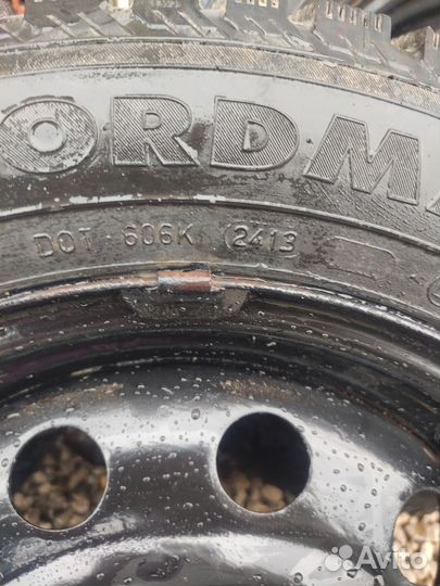 Зимняя резина с дисками r15 на rio, solaris