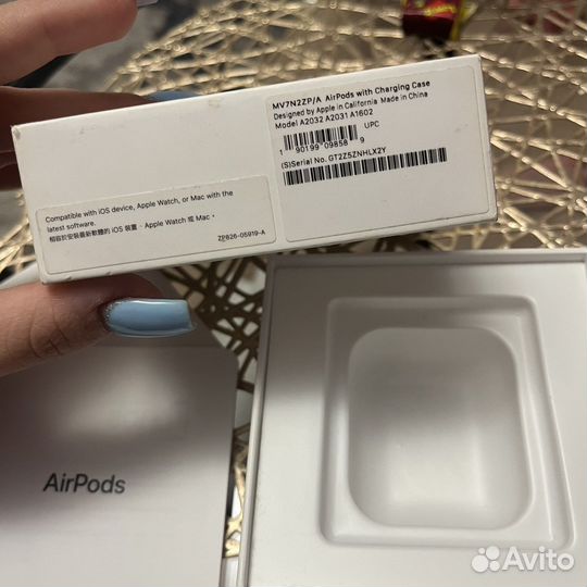 Кейс для airpods 1,2 оригинал