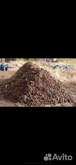 Конский навоз перегной