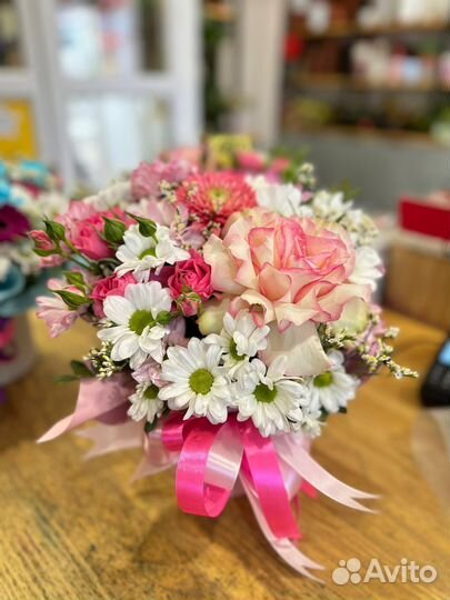 Цветы в коробке