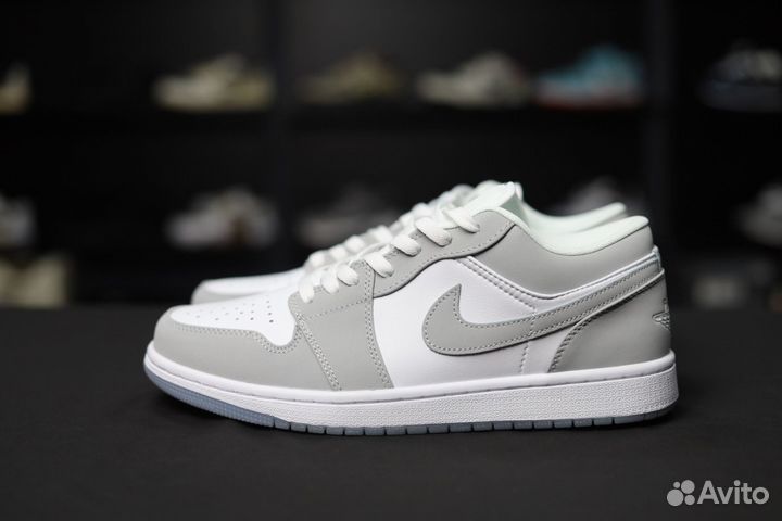 Кроссовки Nike Air Jordan 1 Low Wolf Grey