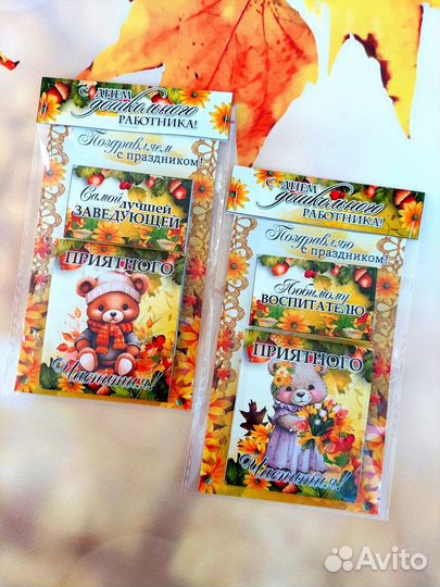 Подарочный набор воспитателям и учителям